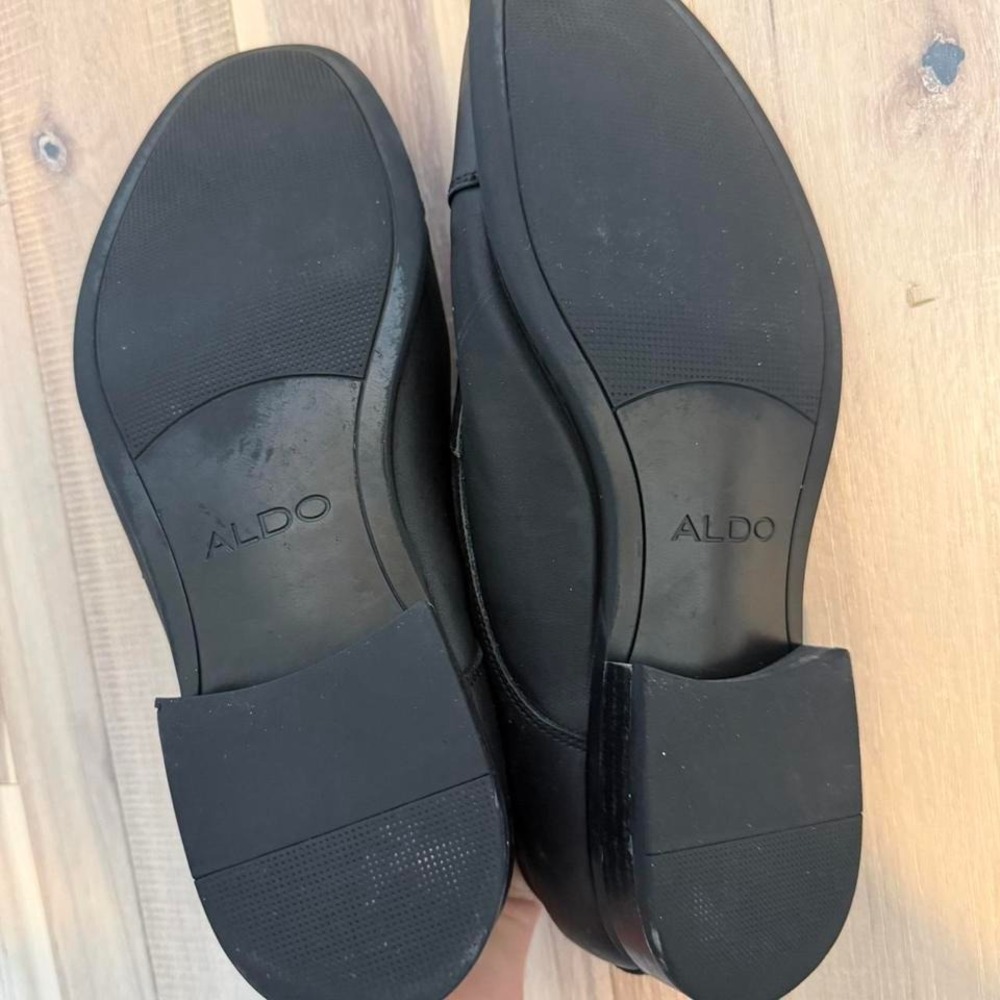 Aldo Black leather dress shoes Size US 9.5 #formalwear #leather - Picture 6 of 6